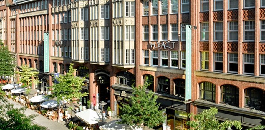 Hotel Conrad Hamburgo Exterior foto The entrance to the building